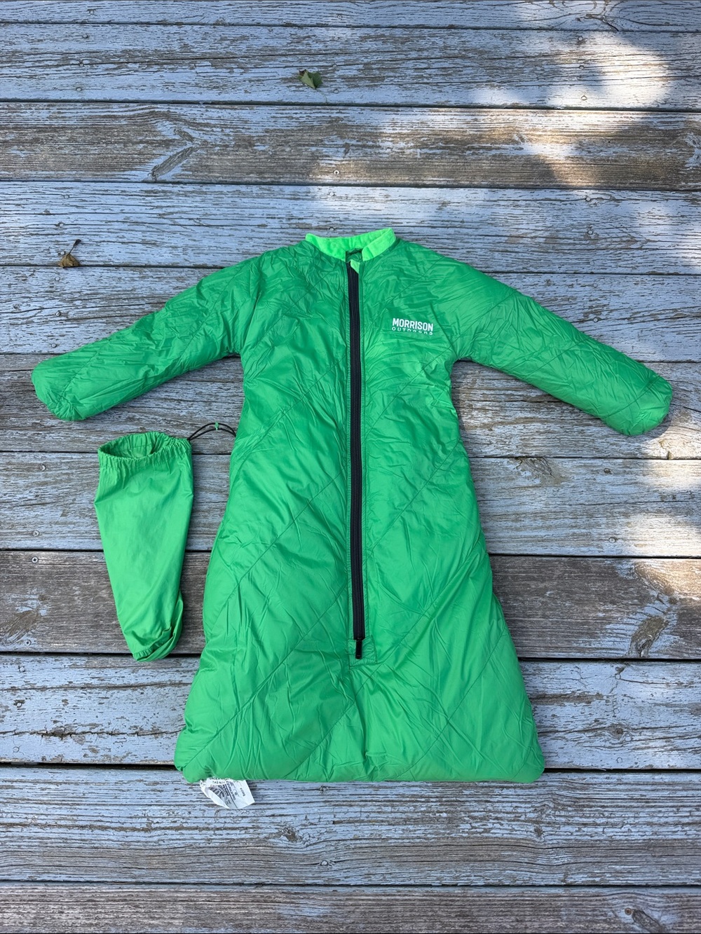 Morrison Outdoors Little Mo Baby Toddler Green Sleeping Bag Pajama 20° Down
